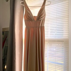 Gold Bridesmaid Dress